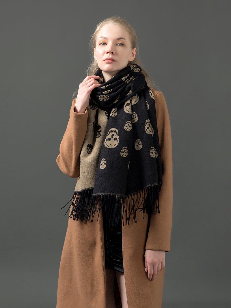 Street Geometric Imitation Cashmere Shawl Scarf Women - melvincucci