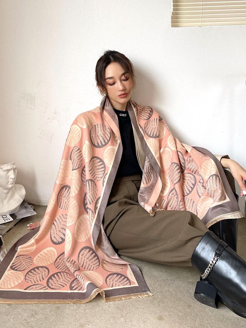 Street Geometric Imitation Cashmere Shawl Scarf Women - melvincucci