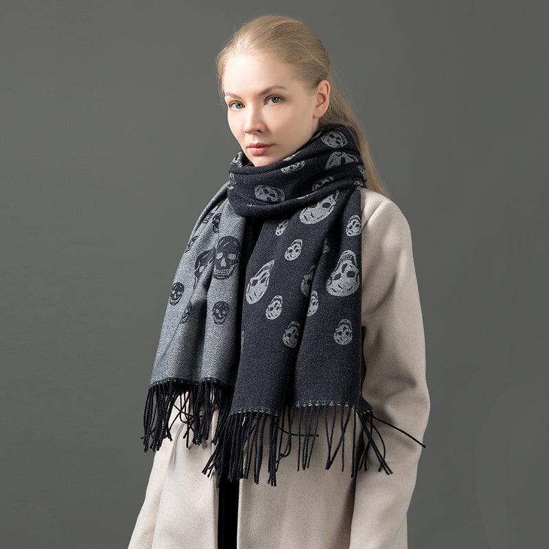 Street Geometric Imitation Cashmere Shawl Scarf Women - melvincucci