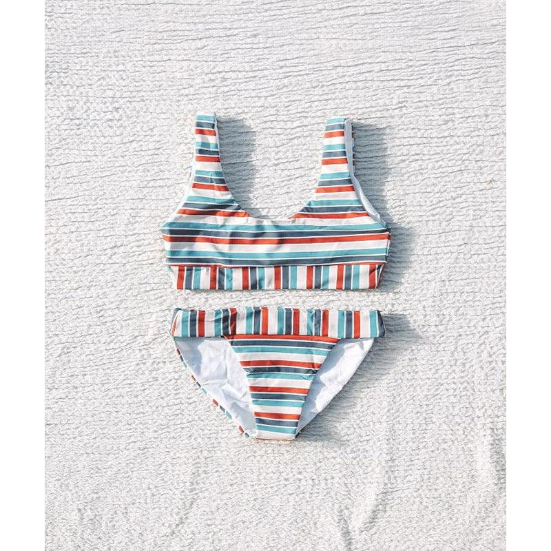 Striped swimsuit women - melvincucci