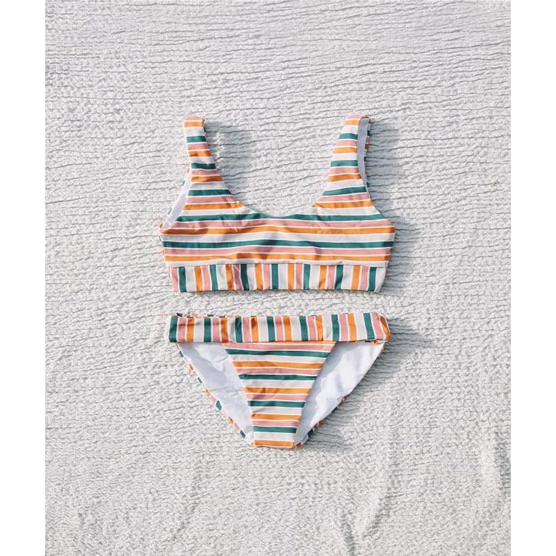Striped swimsuit women - melvincucci