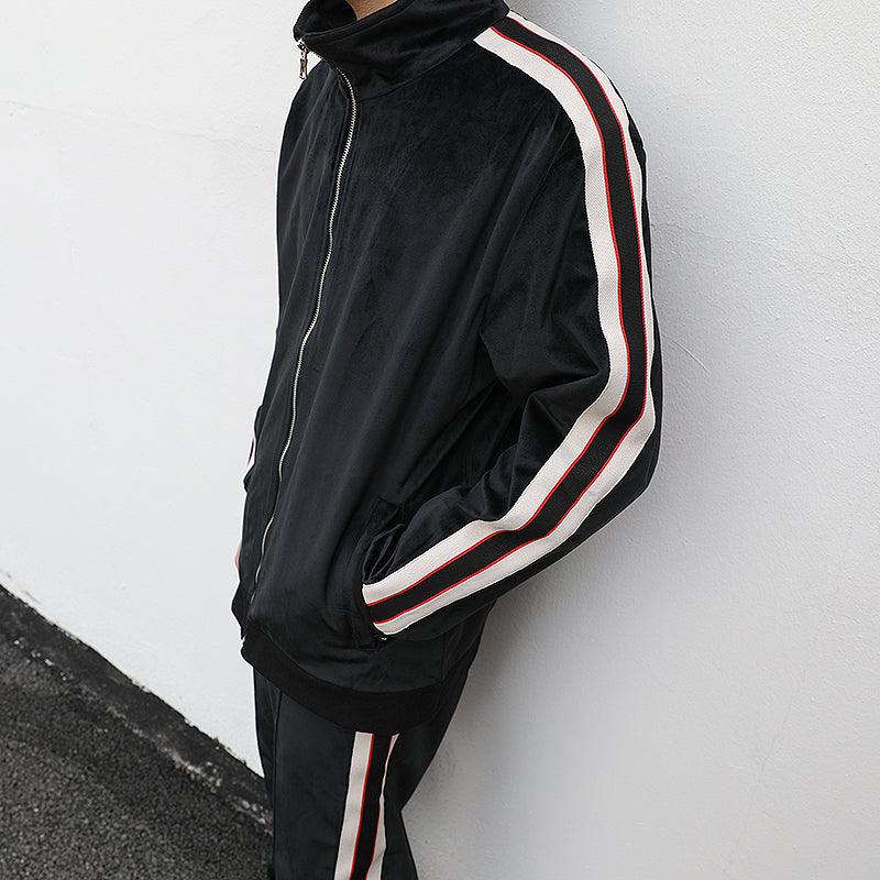 Striped Track Jacket - melvincucci