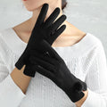 Suede Glove Warm Finger Gloves - melvincucci