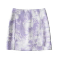 Suede Tie-Dye Skirt Women - melvincucci