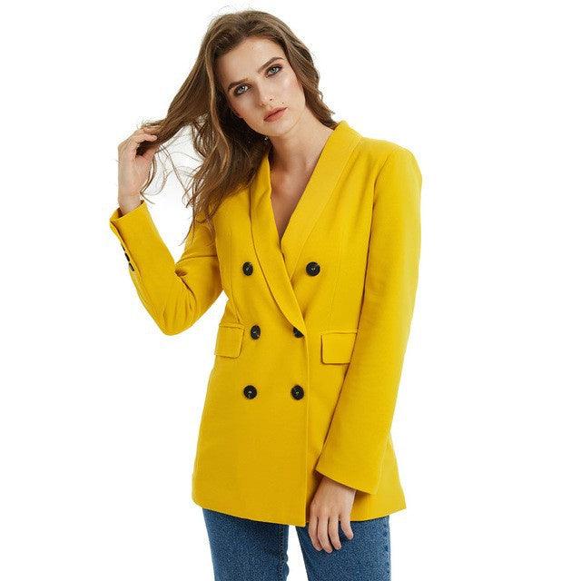 Suit Blazer Jacket For Women Long Coat Suits Office Ladies - melvincucci
