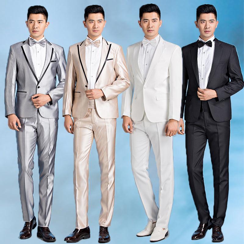 Suit Men Suit Groom Wedding Best Man Dress Slim Fit - melvincucci