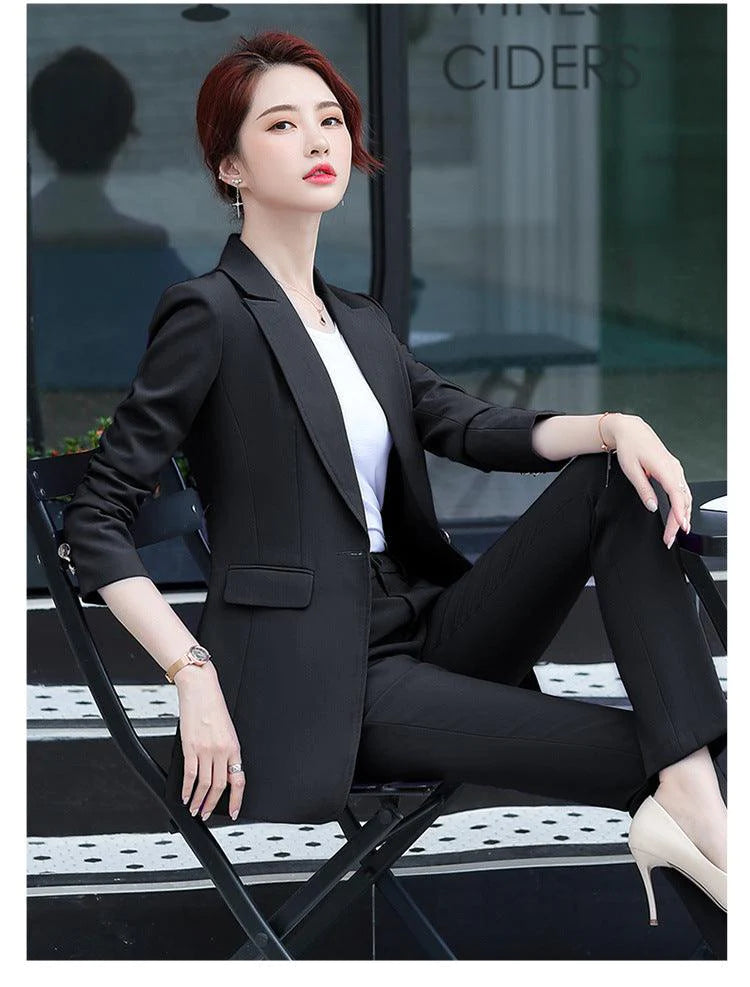 Suit Suit New High-end Ladies Suit Jacket Xiaoxiangfeng Overalls Yujiefeng - melvincucci