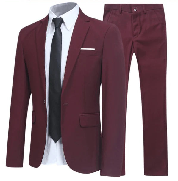 Suit two-piece suit men get married in business - melvincucci