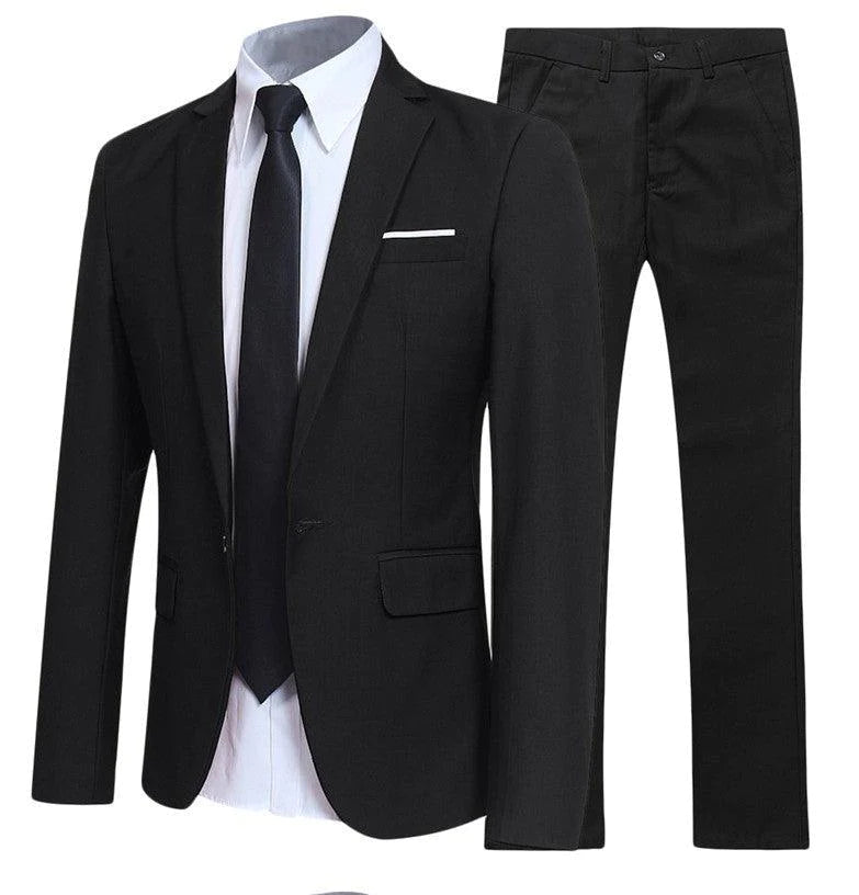 Suit two-piece suit men get married in business - melvincucci