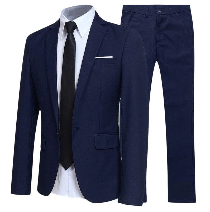 Suit two-piece suit men get married in business - melvincucci