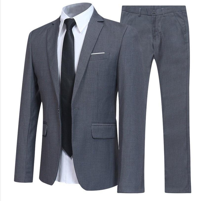 Suit two-piece suit men get married in business - melvincucci