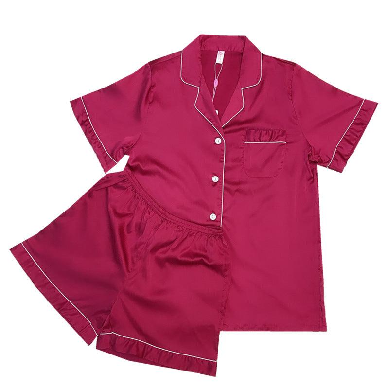 Suit Women Short Sleeve Shorts Pajamas Home Service - melvincucci