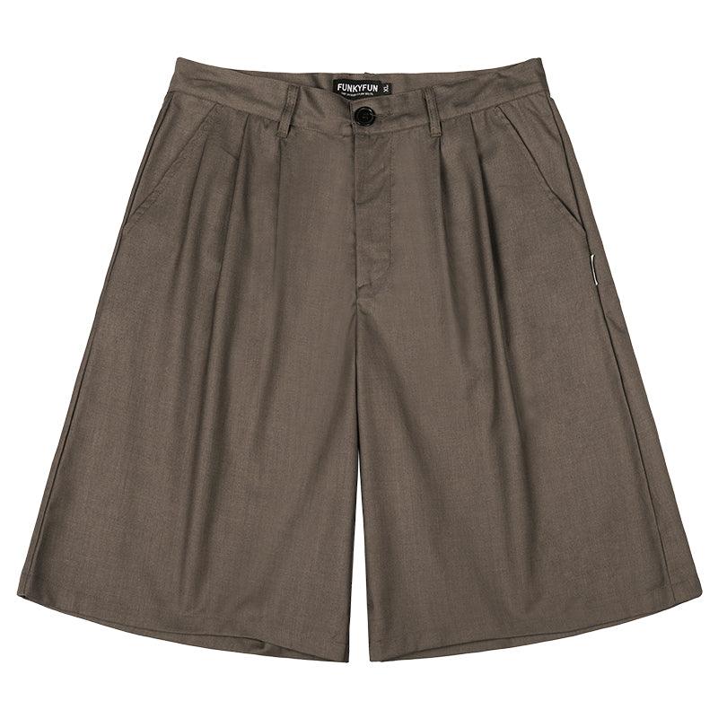Summer Commuter Profile Trousers Shorts Trendy Men And Women Fashionable Drape Pants Five-Point Pants - melvincucci
