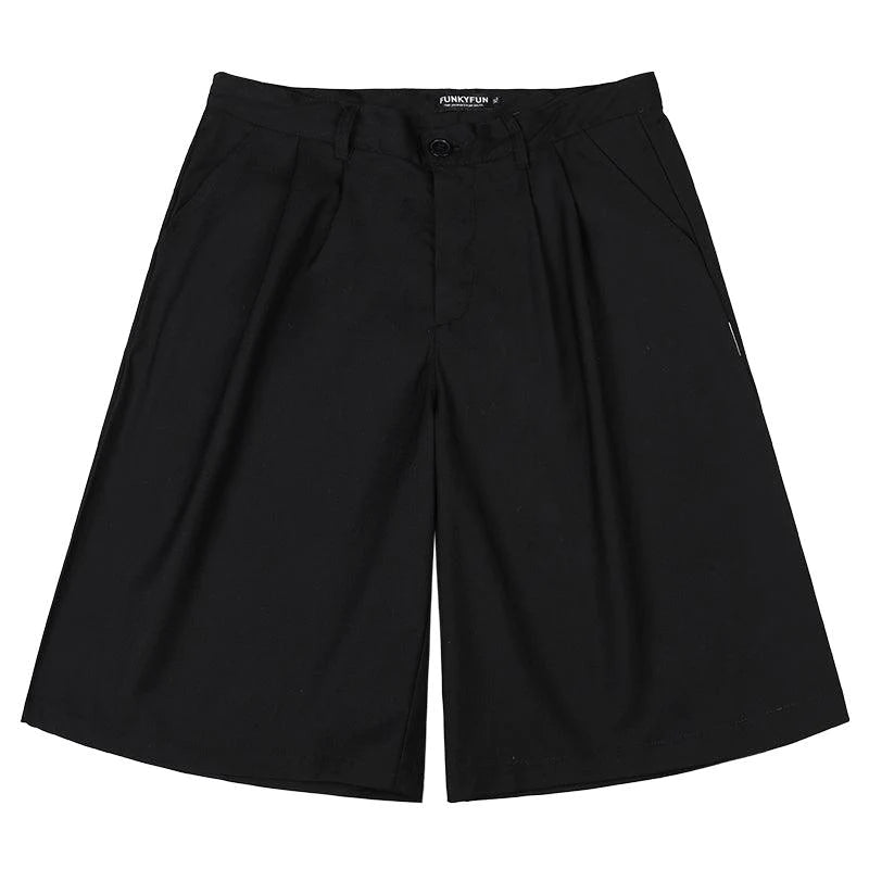 Summer Commuter Profile Trousers Shorts Trendy Men And Women Fashionable Drape Pants Five-Point Pants - melvincucci