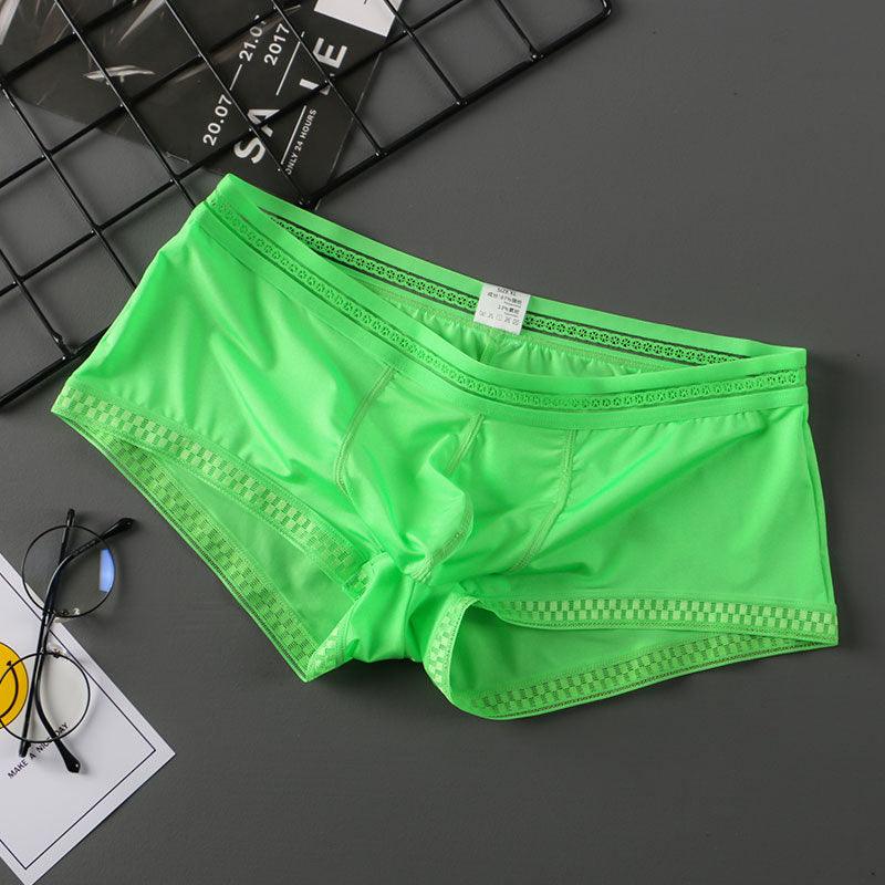 Summer New Translucent Ice Silk Underwear Men Sexy - melvincucci