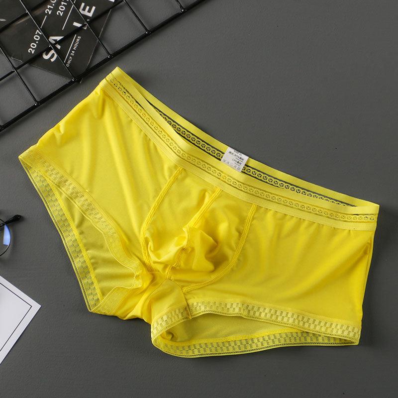 Summer New Translucent Ice Silk Underwear Men Sexy - melvincucci