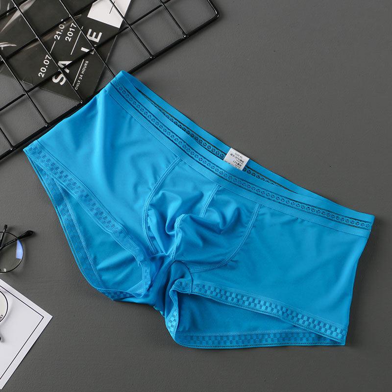 Summer New Translucent Ice Silk Underwear Men Sexy - melvincucci