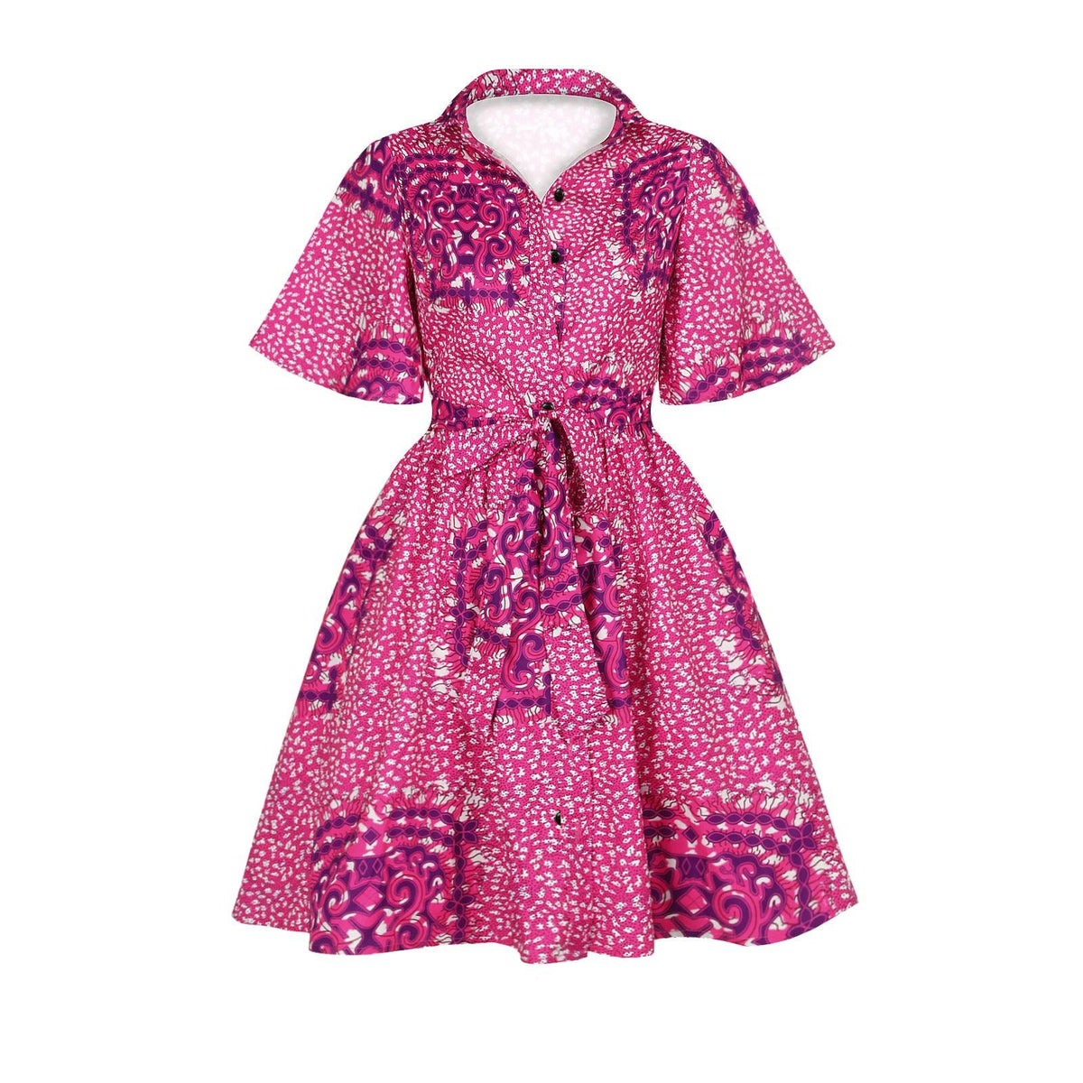 Summer Print Women's Casual Dress African Style Blouse Skirt - melvincucci