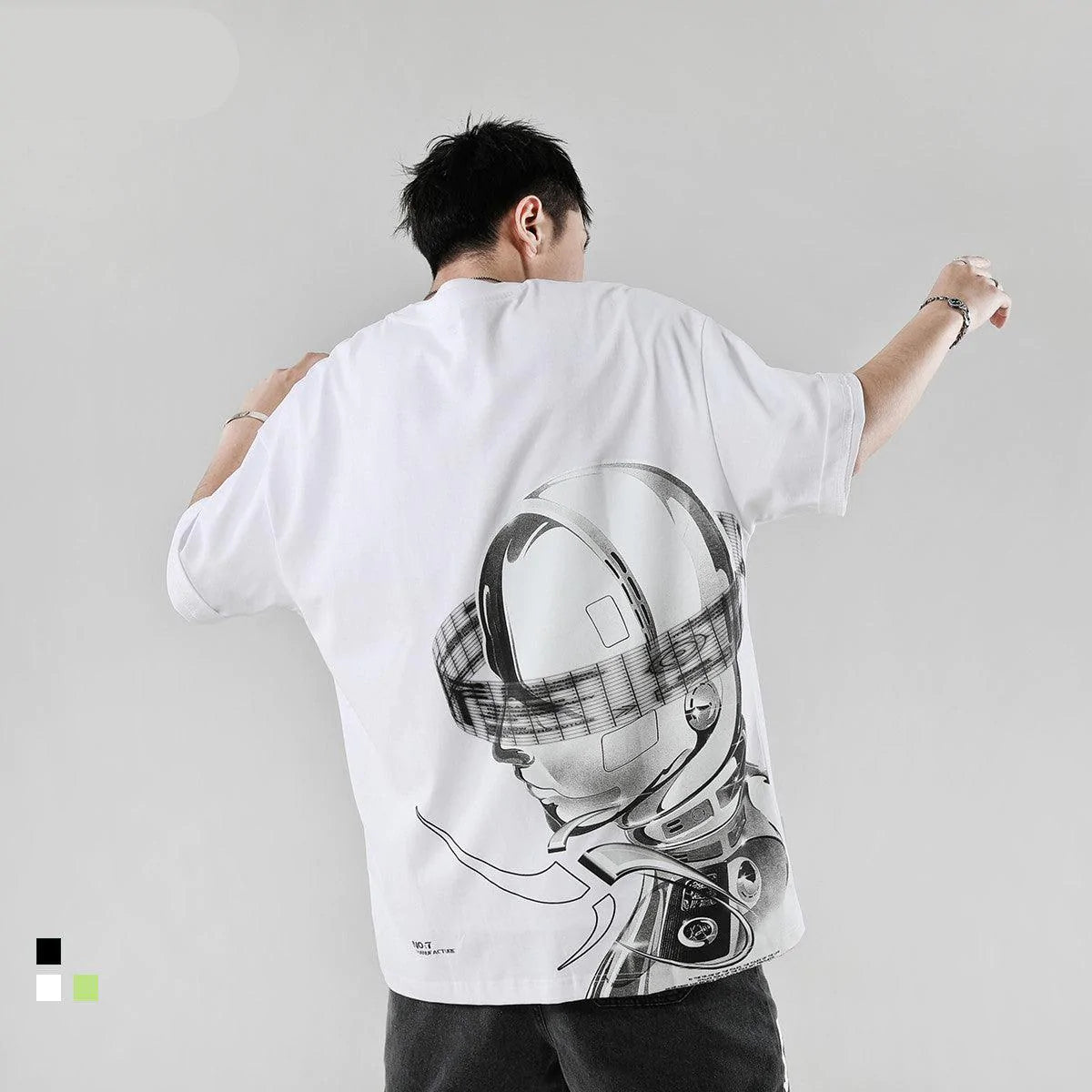 Summer short-sleeved T-shirt men - melvincucci