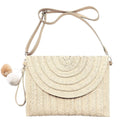 Summer Straw Clutch Bags Purses Handmade Woven Handbags Crossbody Bags For Female Beach Travel Women Shoulder Messenger Bags - melvincucci