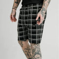 Summer Striped Casual Shorts Straight Leg Cropped Pants Men - melvincucci