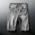 Summer Thin Light Blue High Stretch Denim Shorts Men - melvincucci