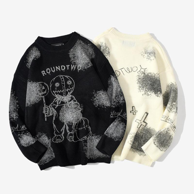 Sweater Couple All-Match Student Knitwear - melvincucci