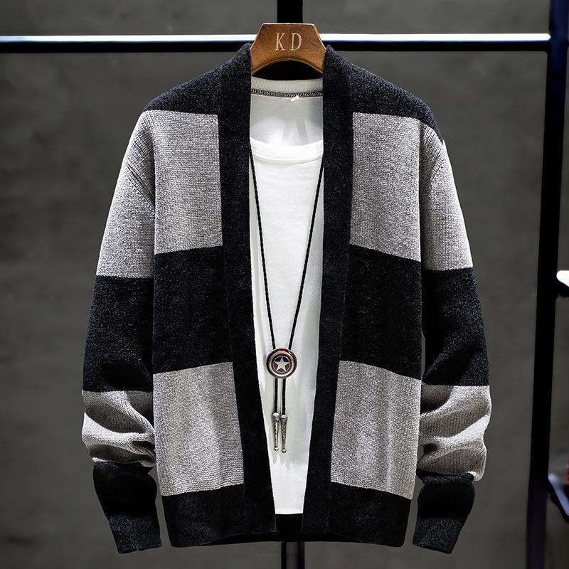 Sweater For Men Korean Thick Knitted Coat For Men - melvincucci