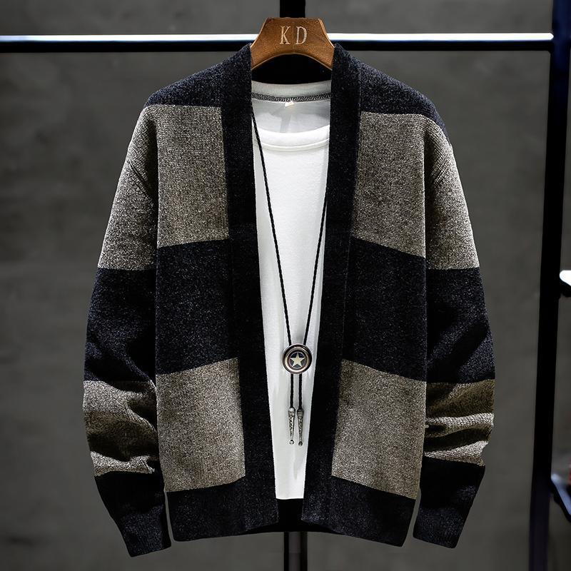 Sweater For Men Korean Thick Knitted Coat For Men - melvincucci