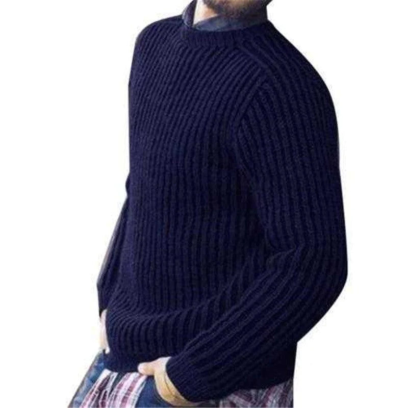 Sweater men blue warm jacket men handsome tall - melvincucci