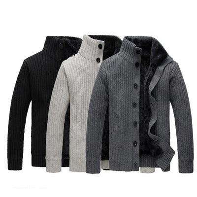 Sweater Men Coats Winter Warm Shirt Thick Jacket - melvincucci