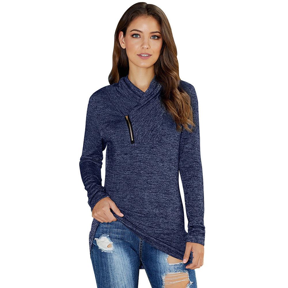 Sweater women solid color wild women - melvincucci
