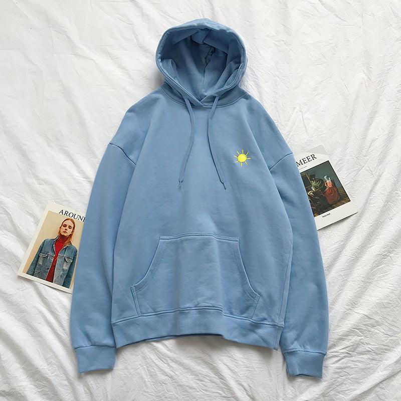 Sweatshirt boys ins trend loose all-match jacket hooded jacket men - melvincucci