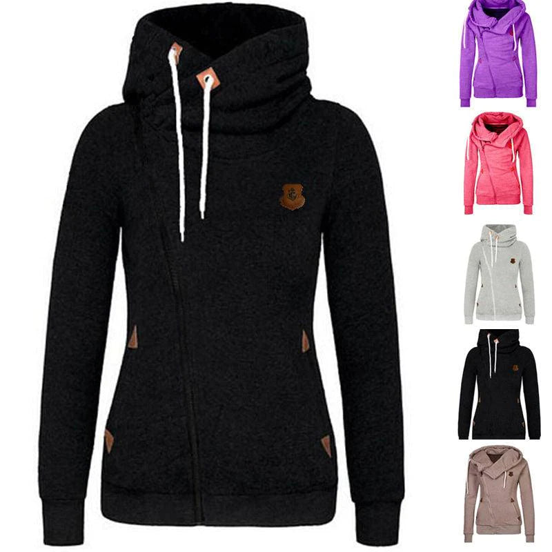 Sweatshirt Cardigan Side Zip Hooded Sweatshirt Jacket - melvincucci