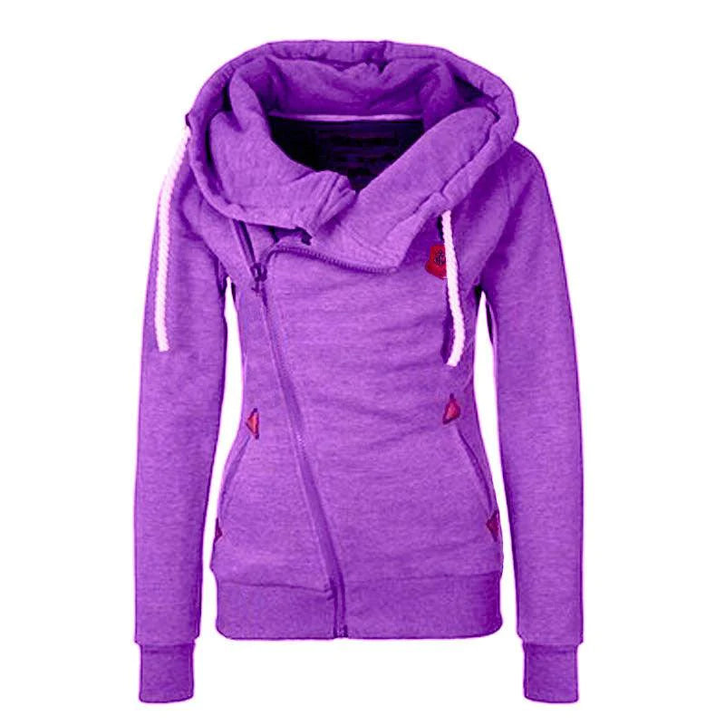 Sweatshirt Cardigan Side Zip Hooded Sweatshirt Jacket - melvincucci