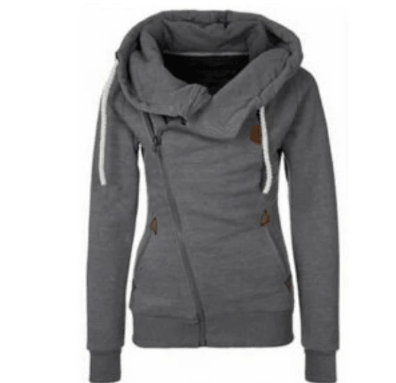 Sweatshirt Cardigan Side Zip Hooded Sweatshirt Jacket - melvincucci