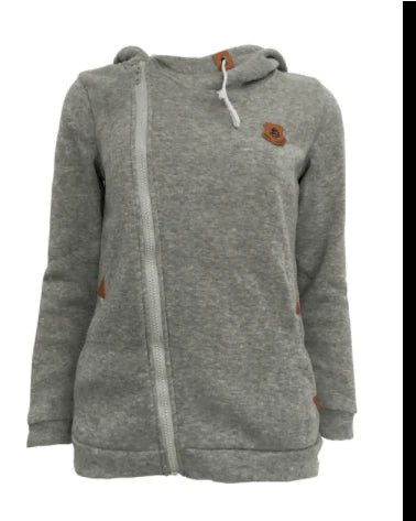 Sweatshirt Cardigan Side Zip Hooded Sweatshirt Jacket - melvincucci