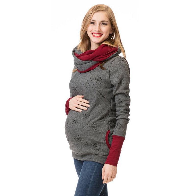 Sweatshirt Hoodie Women Long Sleeve Breastfeeding Shirt - melvincucci