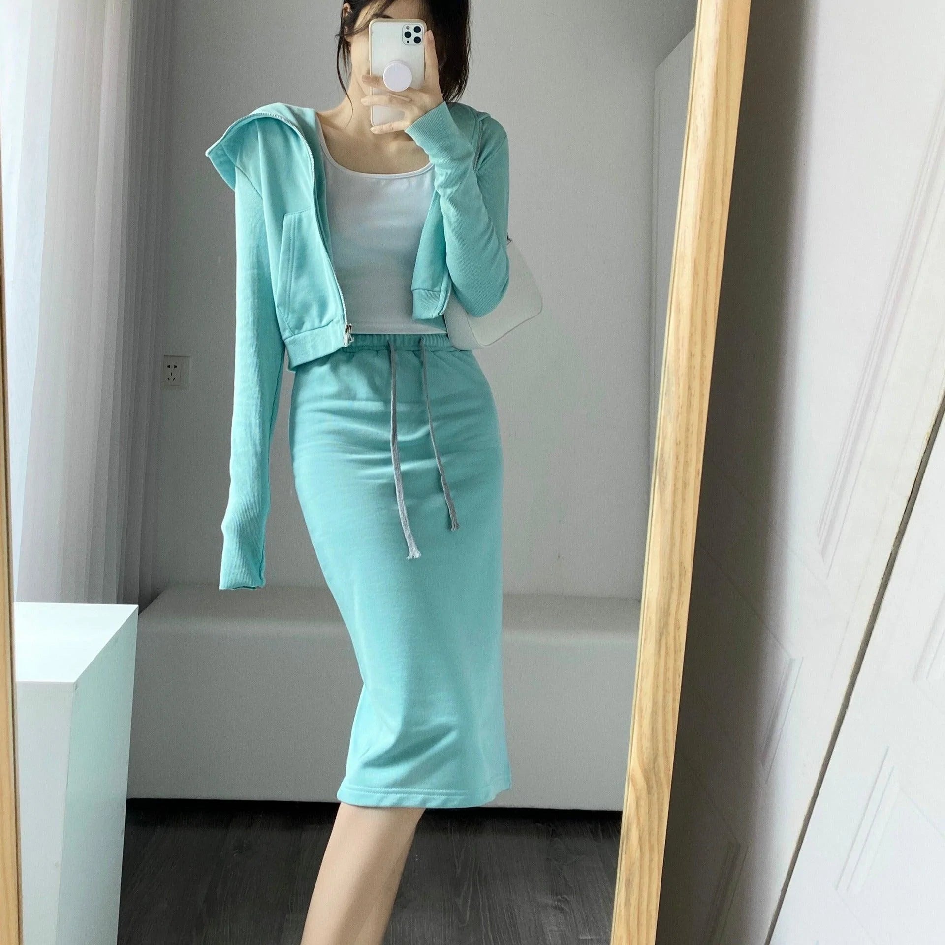 Sweatshirt Sports Suit Women Spring And Autumn Casual Fashion Two Piece Suit - melvincucci