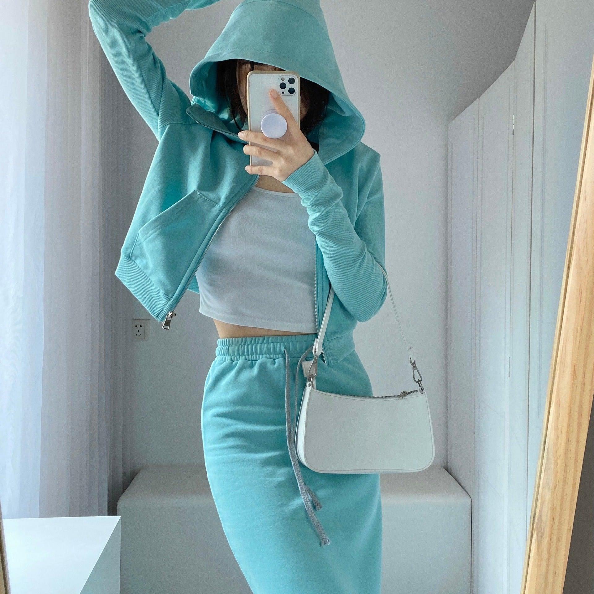 Sweatshirt Sports Suit Women Spring And Autumn Casual Fashion Two Piece Suit - melvincucci