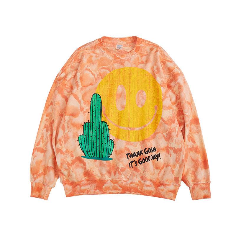 Sweatshirt Tie-Dye Hipster Couple Street Top Men - melvincucci