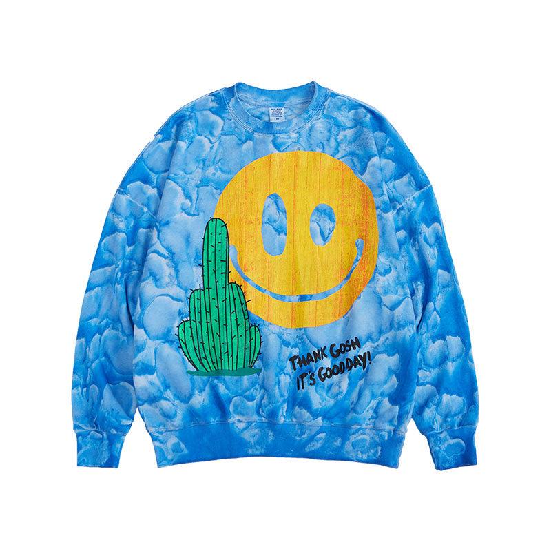 Sweatshirt Tie-Dye Hipster Couple Street Top Men - melvincucci