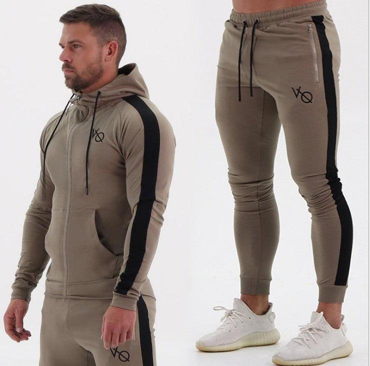 Sweatshirt Trousers Summer Sports Men Stretch - melvincucci