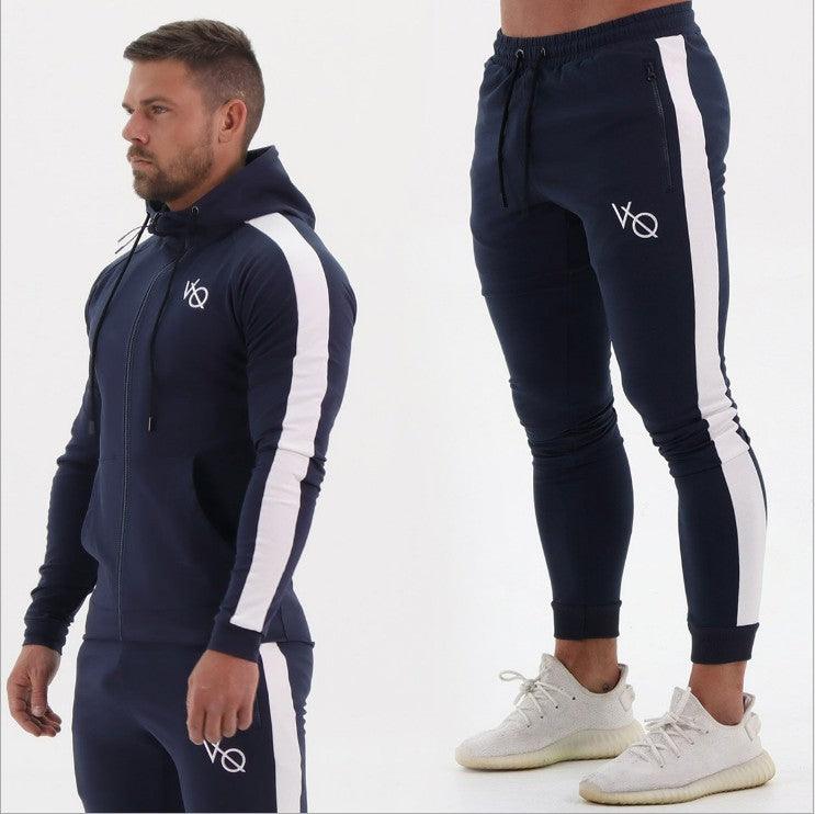 Sweatshirt Trousers Summer Sports Men Stretch - melvincucci