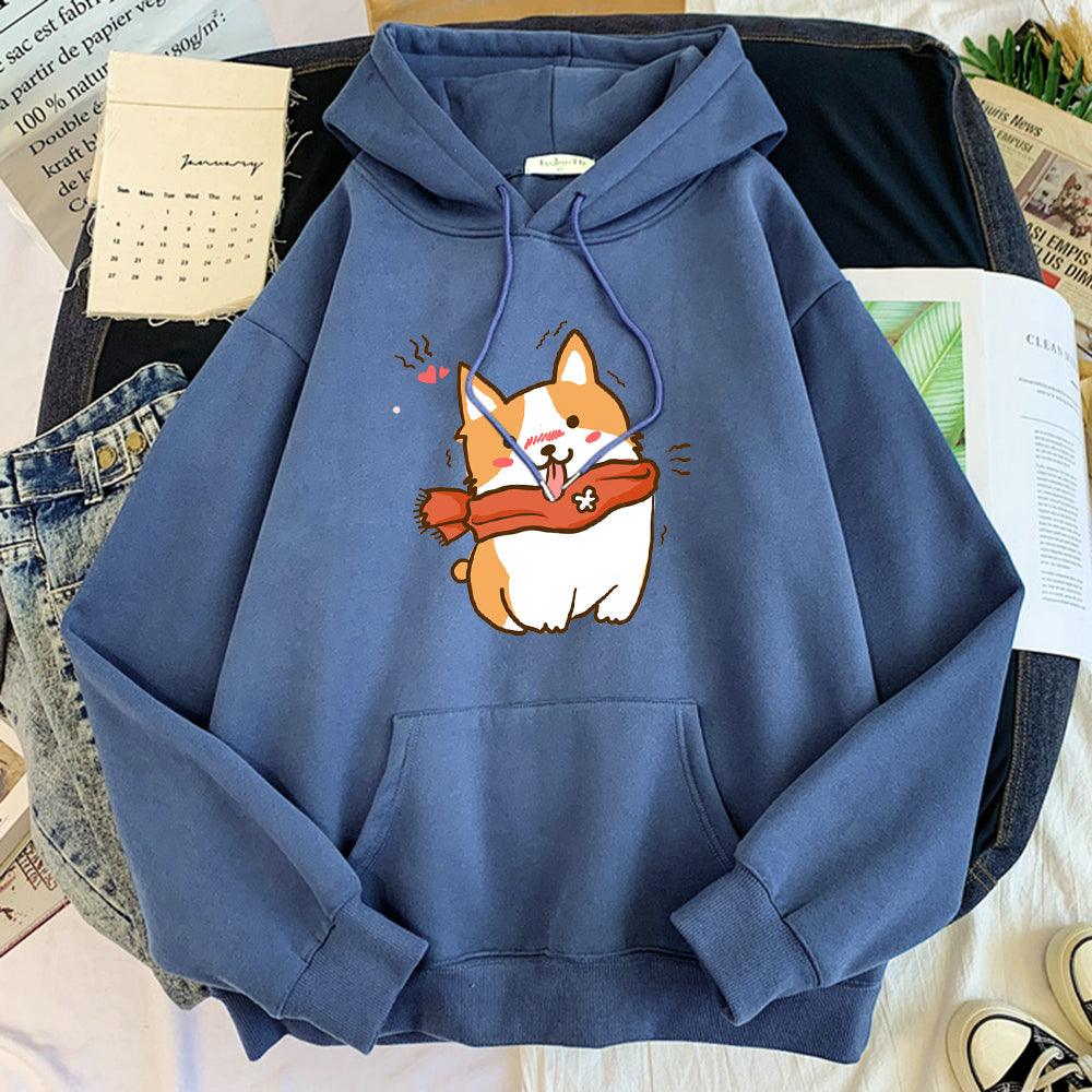 Sweatshirt Women Print Trend Korean Casual Long Sleeves - melvincucci