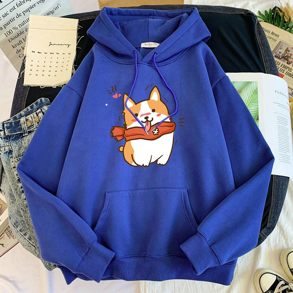 Sweatshirt Women Print Trend Korean Casual Long Sleeves - melvincucci