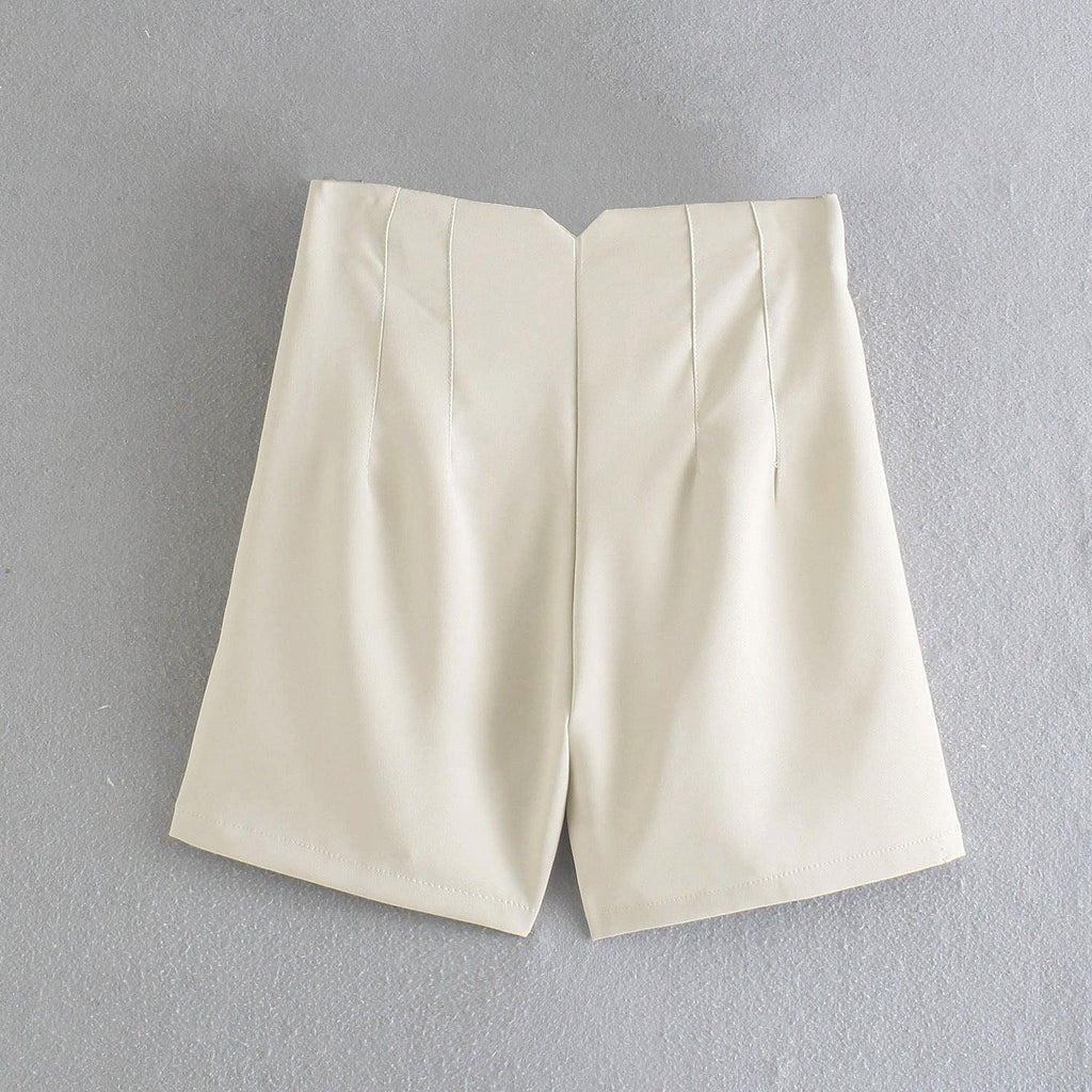 Temperament Simple High Waist Casual Shorts Women - melvincucci