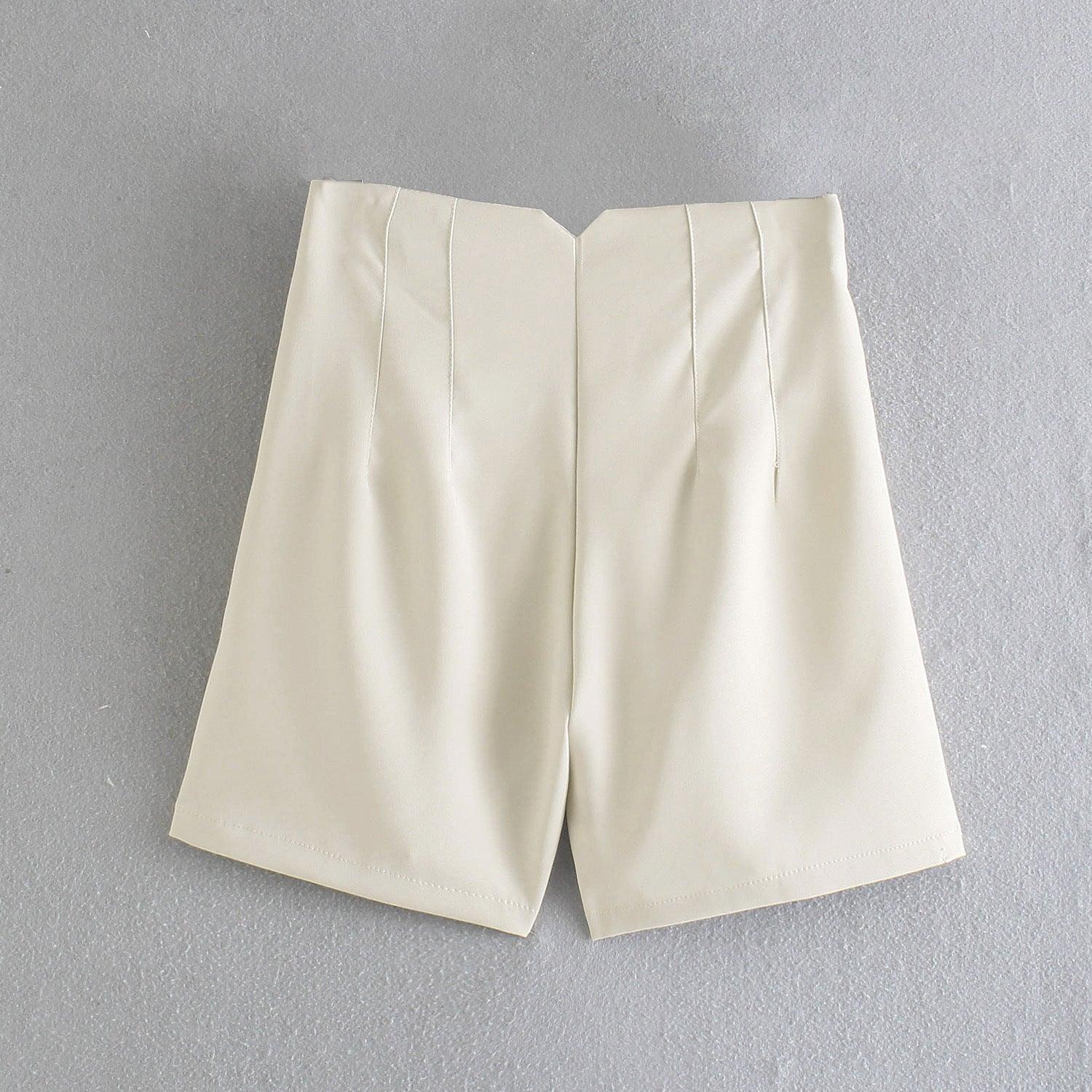 Temperament Simple High Waist Casual Shorts Women - melvincucci