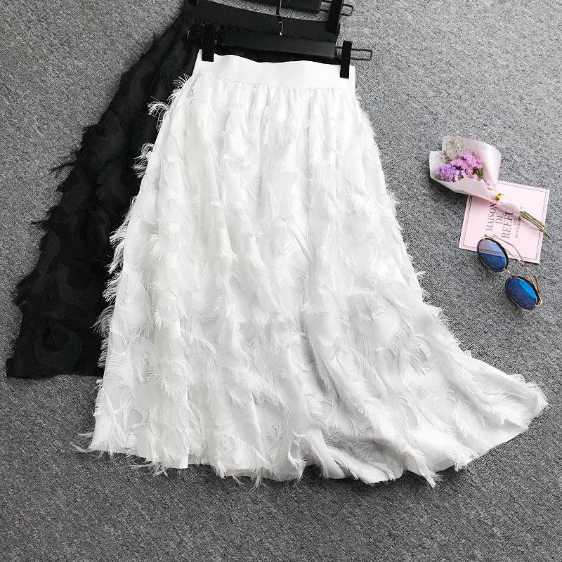 Temperament Was Thin Long Skirt Half-length Skirt Women - melvincucci