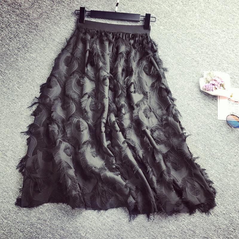 Temperament Was Thin Long Skirt Half-length Skirt Women - melvincucci